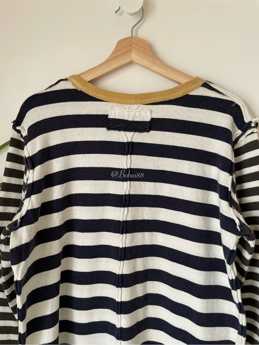 NWT Free People Sawyer Stripe Tee - Picture 11 of 13